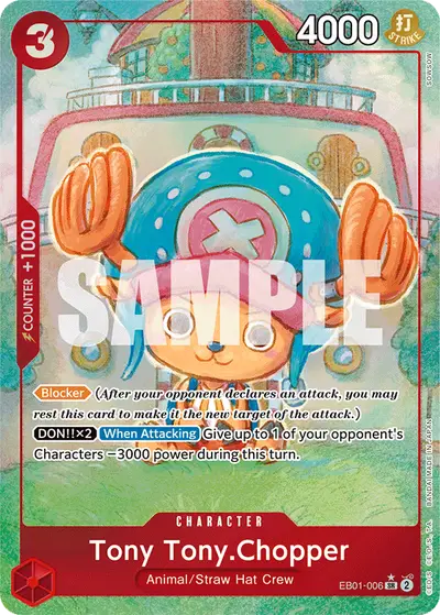 Tony Tony Chopper EB01-006 Alternate Art EB01 Memorial Collection