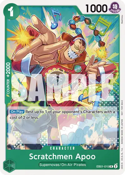 Scratchmen Apoo EB01-015 Parallel 1 Promotion Cards