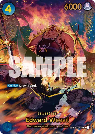 Edward Weevil EB01-023 SP OP14 The Azure Sea's Seven
