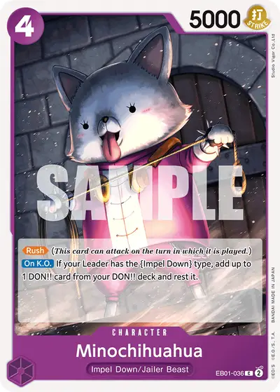 Minochihuahua EB01-036 EB01 Memorial Collection