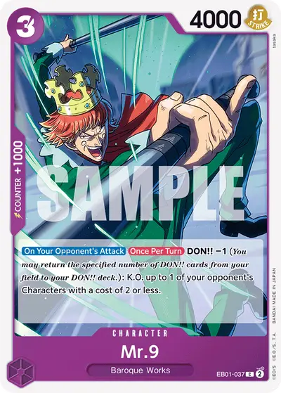 Mr. 9 EB01-037 EB01 Memorial Collection