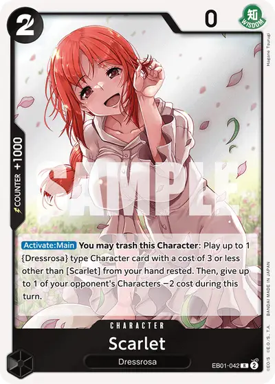 Scarlet EB01-042 EB01 Memorial Collection