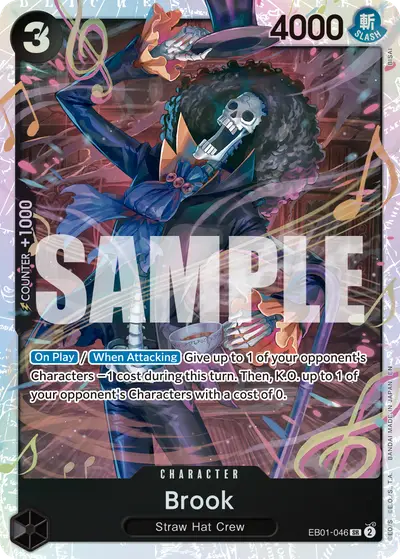 Brook EB01-046 Reprint PRB02 One Piece Card The Best Vol. 2
