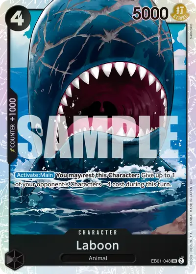 Laboon EB01-048 Reprint PRB02 One Piece Card The Best Vol. 2