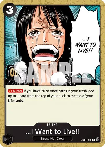 ...I Want to Live!! EB01-050 EB01 Memorial Collection