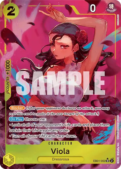 Viola EB01-052 Alternate Art EB01 Memorial Collection