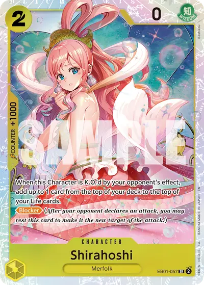 Shirahoshi EB01-057 Reprint PRB02 One Piece Card The Best Vol. 2
