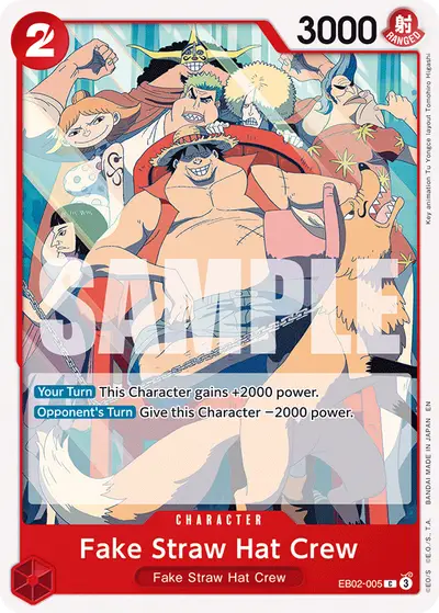 Fake Straw Hat Crew EB02-005 EB02 Anime 25th Collection