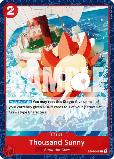 Thousand Sunny EB02-009 EB02 Anime 25th Collection