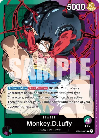Monkey D. Luffy EB02-010 EB02 Anime 25th Collection