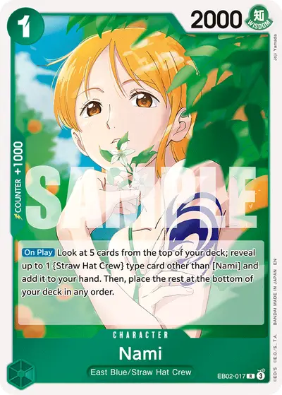 Nami EB02-017 EB02 Anime 25th Collection