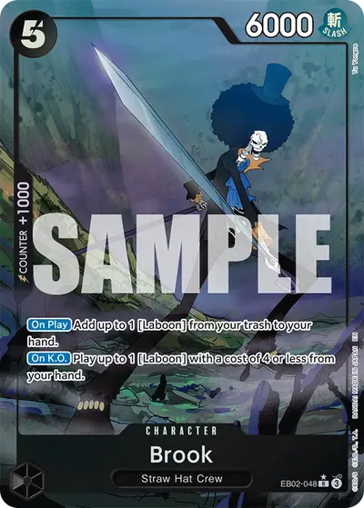 Brook EB02-048 Alternate Art EB02 Anime 25th Collection