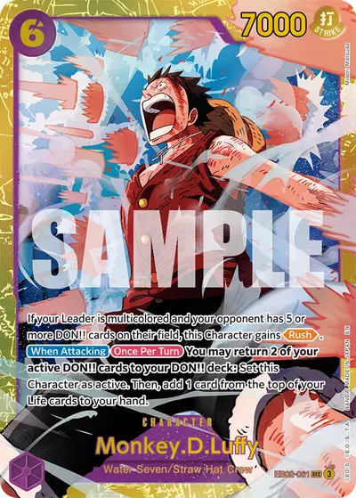 Monkey D. Luffy EB02-061 EB02 Anime 25th Collection
