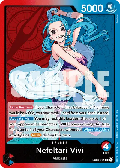 Nefeltari Vivi EB03-001 EB03 One Piece Heroines Edition