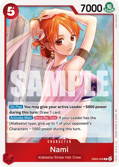 Nami EB03-006 EB03 One Piece Heroines Edition