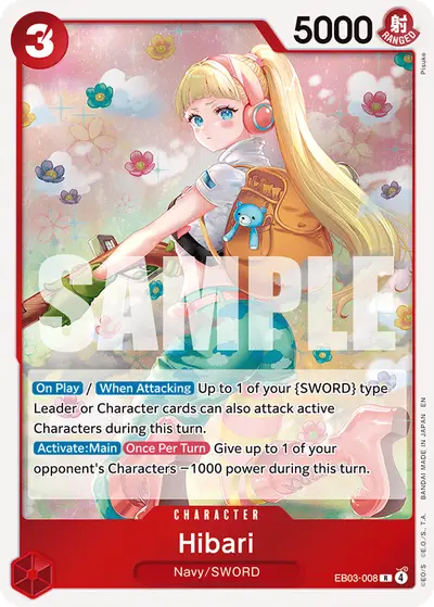 Hibari EB03-008 EB03 One Piece Heroines Edition