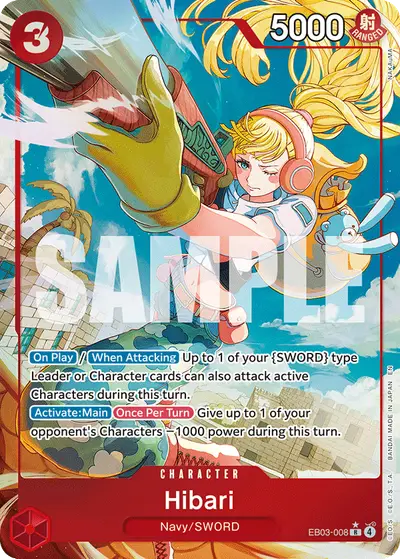 Hibari EB03-008 Alternate Art EB03 One Piece Heroines Edition