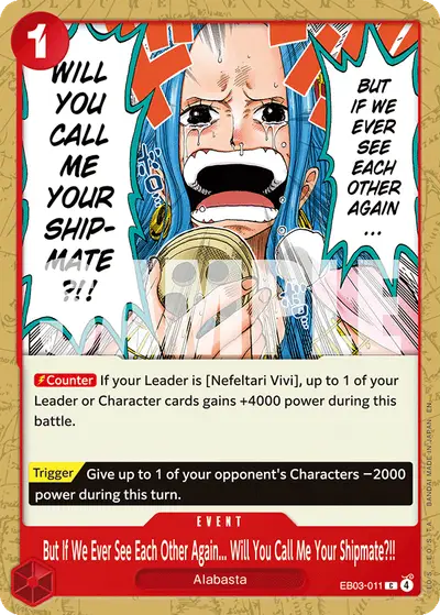 But If We Ever See Each Other Again... Will You Call Me Your Shipmate?!! EB03-011 EB03 One Piece Heroines Edition