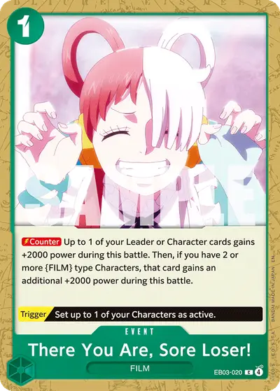 There You Are, Sore Loser! EB03-020 EB03 One Piece Heroines Edition
