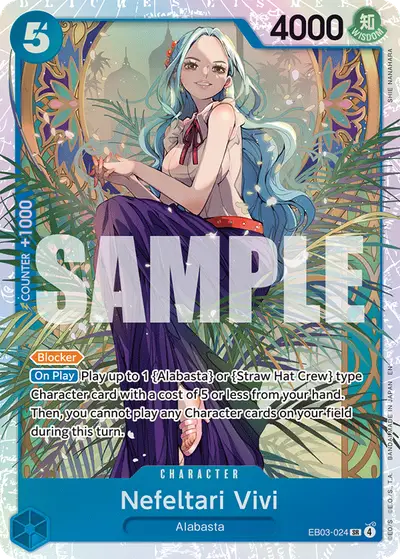 Nefeltari Vivi EB03-024 EB03 One Piece Heroines Edition