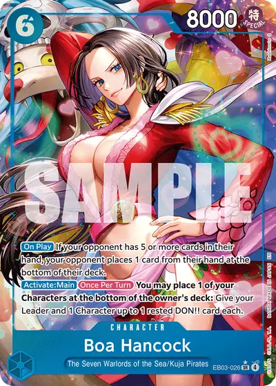 Boa Hancock EB03-026 Alternate Art EB03 One Piece Heroines Edition