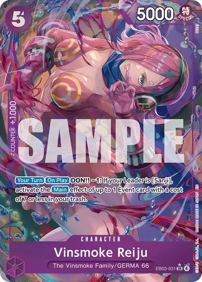 Vinsmoke Reiju EB03-031 Alternate Art EB03 One Piece Heroines Edition