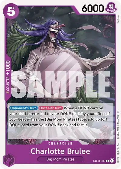Charlotte Brulee EB03-033 EB03 One Piece Heroines Edition