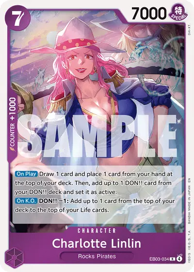 Charlotte Linlin EB03-034 EB03 One Piece Heroines Edition