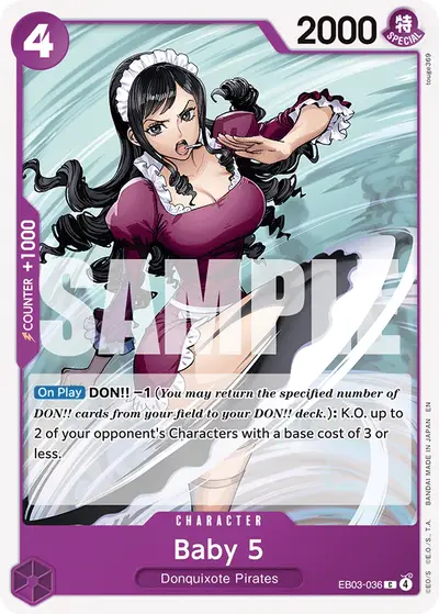 Baby 5 EB03-036 EB03 One Piece Heroines Edition