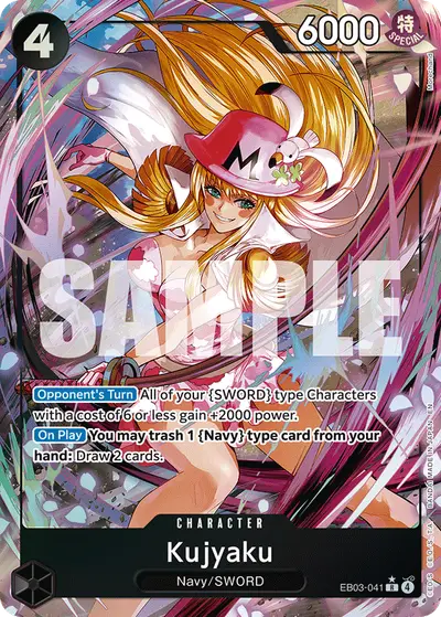 Kujyaku EB03-041 Alternate Art EB03 One Piece Heroines Edition