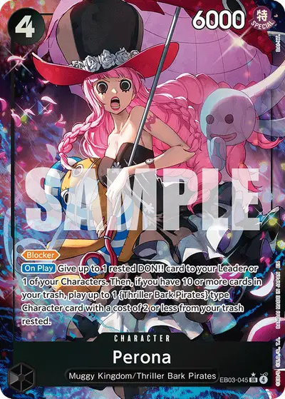 Perona EB03-045 Alternate Art EB03 One Piece Heroines Edition