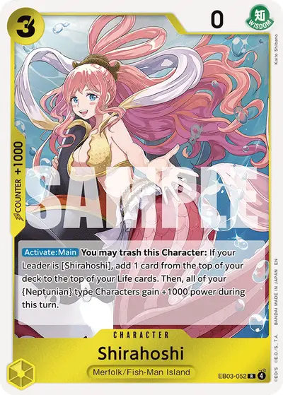 Shirahoshi EB03-052 EB03 One Piece Heroines Edition