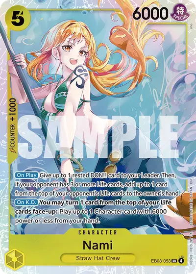 Nami EB03-053 EB03 One Piece Heroines Edition