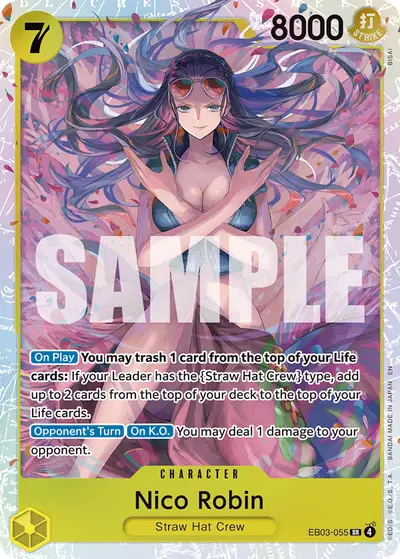 Nico Robin EB03-055 EB03 One Piece Heroines Edition