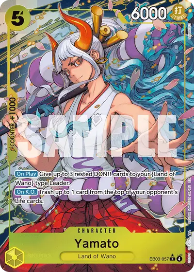 Yamato EB03-057 Alternate Art EB03 One Piece Heroines Edition