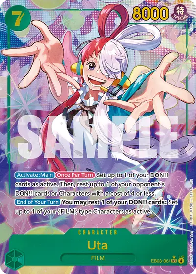 Uta EB03-061 Alternate Art EB03 One Piece Heroines Edition
