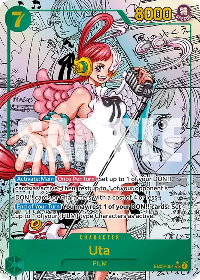 Uta EB03-061 Manga EB03 One Piece Heroines Edition