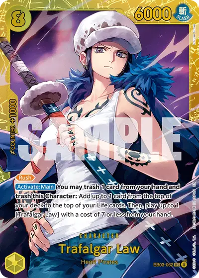 Trafalgar Law EB03-062 EB03 One Piece Heroines Edition