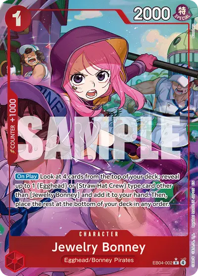 Jewelry Bonney EB04-002 Alternate Art OP15 Adventure on Kami's Island