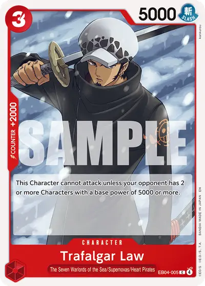 Trafalgar Law EB04-005 OP15 Adventure on Kami's Island