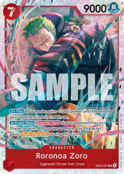 Roronoa Zoro EB04-007 OP15 Adventure on Kami's Island