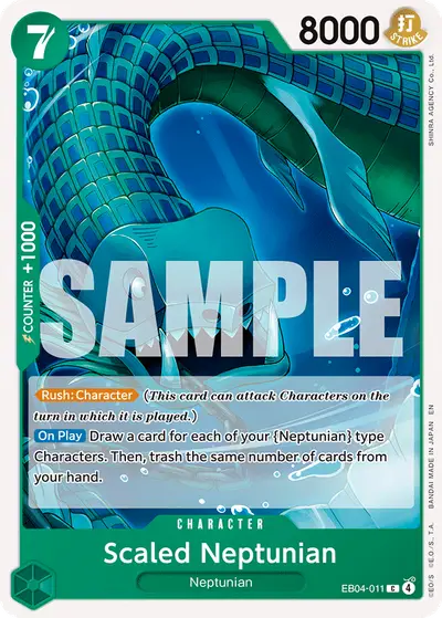 Scaled Neptunian EB04-011 OP14 The Azure Sea's Seven