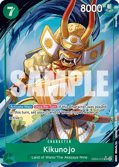 Kikunojo EB04-012 Alternate Art OP14 The Azure Sea's Seven