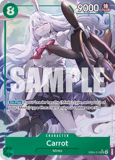 Carrot EB04-013 Alternate Art OP14 The Azure Sea's Seven