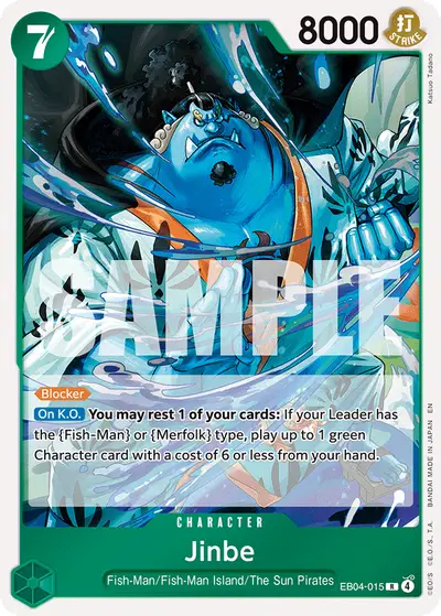 Jinbe EB04-015 OP14 The Azure Sea's Seven