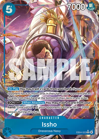 Issho EB04-022 Alternate Art OP14 The Azure Sea's Seven