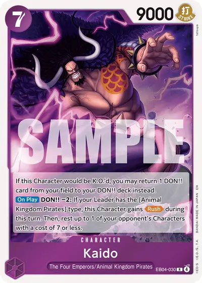 Kaido EB04-030 OP14 The Azure Sea's Seven