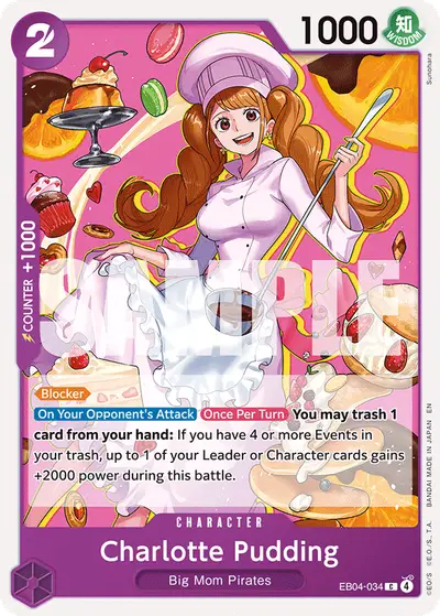 Charlotte Pudding EB04-034 OP14 The Azure Sea's Seven