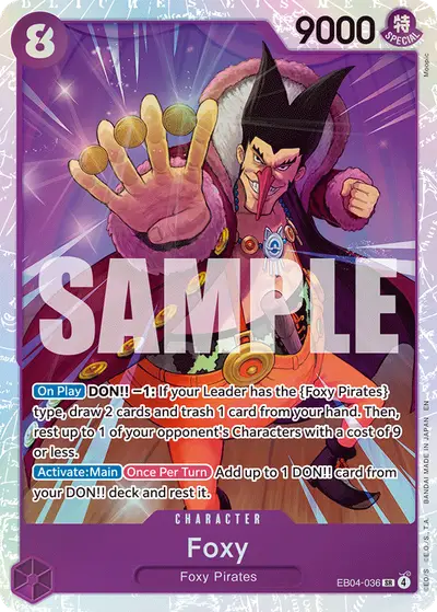Foxy EB04-036 OP14 The Azure Sea's Seven