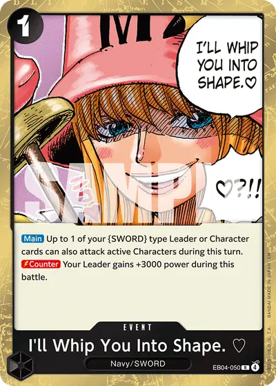 I'll Whip You Into Shape. ♡ EB04-050 OP15 Adventure on Kami's Island
